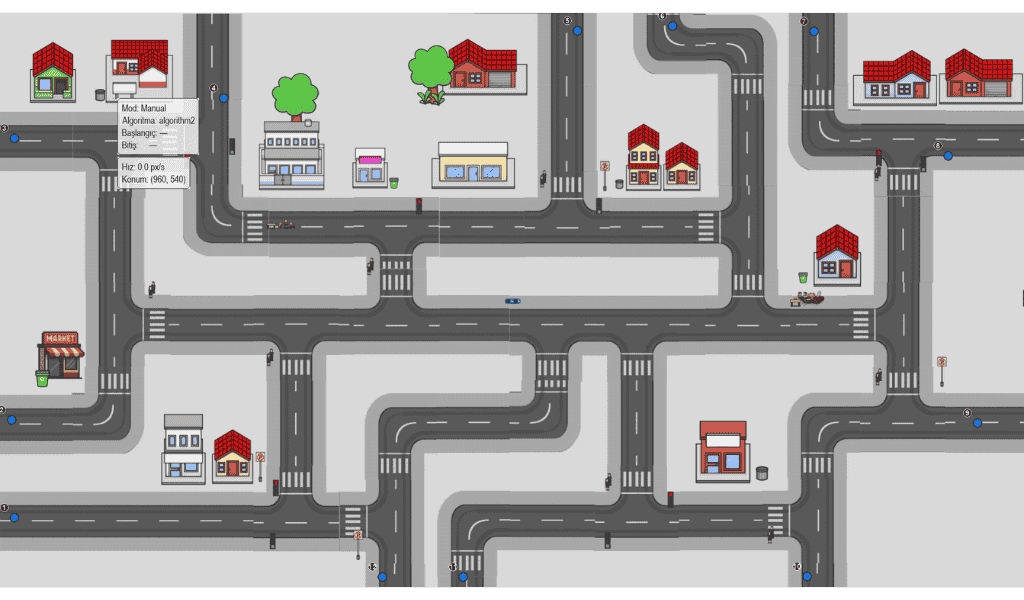 2D Autonomous Vehicle ürün ekranı